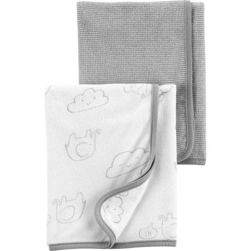 2-Pack Baby Towels - Grey