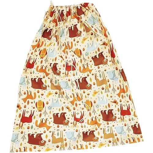 OsoCozy Cloth Diaper Pail Liner - Reusable, Washable, Waterproof Wet Bag with Drawstring, Excellent for Diaper Pails, Garbage Cans, Laundry, Recycling and Storage - Forest Critters