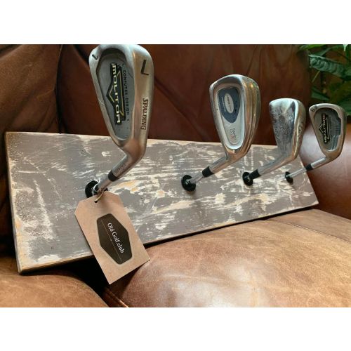 Golf Iron Hat Rack. Golf Gift for Him. - Made from Upcycled Golf Irons! Father's Day, Graduation, or Birthday gifts - new fast shipping