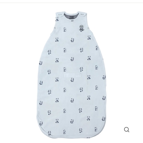 Woolino 4 Season Ultimate Baby Sleep Sack – Merino Wool Baby Sleep Bag, Organic Cotton, Temperature Regulating Wearable Blanket, Adjustable Sleep Sack 2–24 Months, All Season - Panda