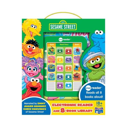 Sesame Street Electronic Me Reader 8-book Boxed Set: Elmo & Grover Interactive Storybooks for Kids
