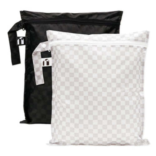 Bumkins Waterproof Wet Bag - 2 Pack (Rich & Boujee)
