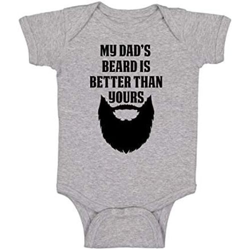 My Dad's Beard Is Better than Yours - Funny Baby Essentials Bodysuit - Newborn Baby Girl Clothes