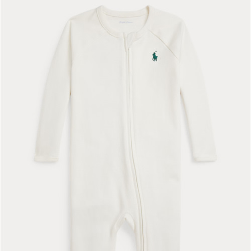 Cotton Interlock Footed Coverall