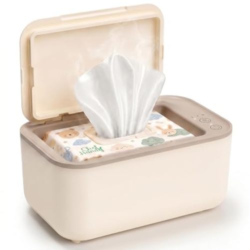 Chefhandy Baby Wipe Warmer & Wet Wipes Dispenser, 3-Mode Temperature Control, Large Capacity, Even Heating, Silent Operation for Babies & Adults, Yellow