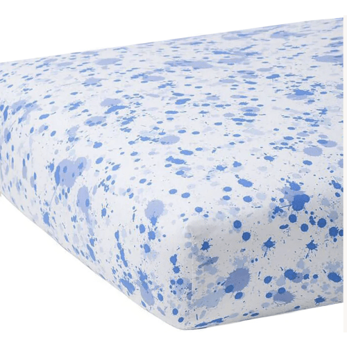 Austin Blue Crib Sheet