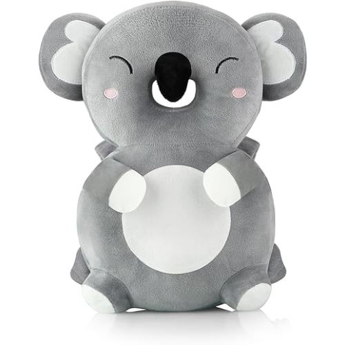 PandaEar Baby Head Protection Backpack, Toddler Walking Head Protector, Adjustable Head Protector Pad Safety Cushion (Koala Grey)