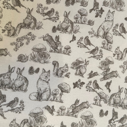 Oilo Woodland Nursery Crib Sheet