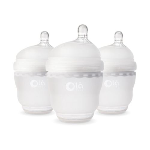 Olababy Gentle Bottle - Frost 4oz (3pk)
