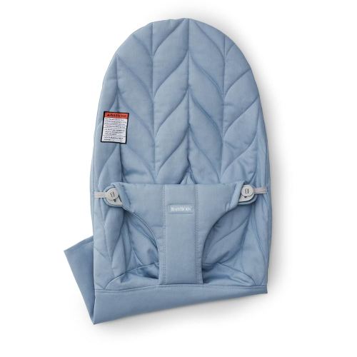 BabyBjörn Fabric Seat for Bouncer, Cotton, Petal Quilt, Blue