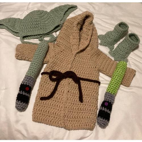 Yoda Inspired Baby Photo Op / Halloween Costume/ Baby Shower Gift/