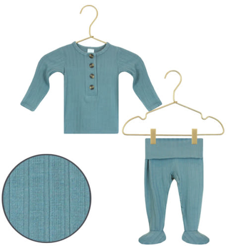 Duke Ribbed Top + Bottoms