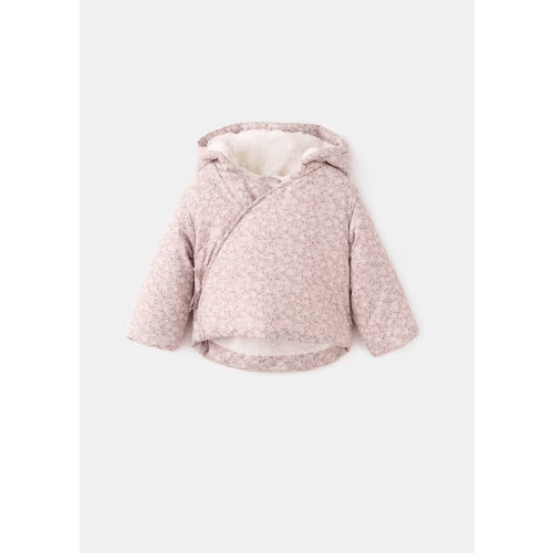 Floral shearling-lined anorak - Kids | MANGO USA