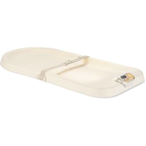 Skip Hop Baby Changing Pad Nursery Style Light-Up & Diaper Change Tracker Wipeable and Contoured with Cushioned Foam Fits Standard Changing Tables Oat