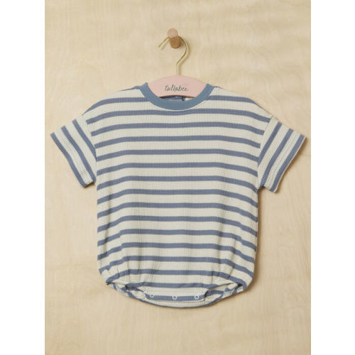 Caden Blue Striped Bubble | Tullabee