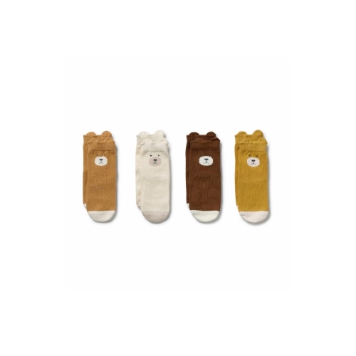 4-Pack Organic Socks - Babies