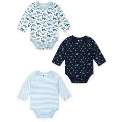 monica + andy Long Sleeve Jack & Jill Bodysuit, Organic Baby Clothes for Girls & Boys, For Preemie, Newborn & Infant