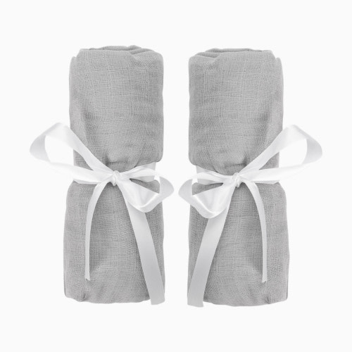 Newton Baby Bassinet Extra Sheet 2-Pack - Grey, 2
