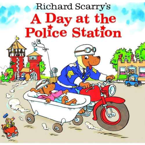 Richard Scarry's A Day at the Police Station (Look-Look)