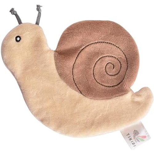 Snail Baby Crinkle Toy – Soft Sensory Plush with Embroidered Details | Crinkle Sound for Motor Skills, Coordination & Focus | Easy-Grip Developmental Toy for Infants & Newborns (0+ Months)