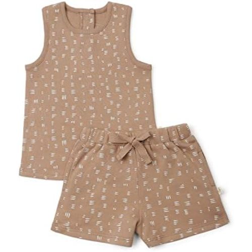 MakeMake Organics GOTS Certified Organic Cotton Infant Unisex Baby Kids Toddler Boys Girls Extra Comfort Organic Tank Tee