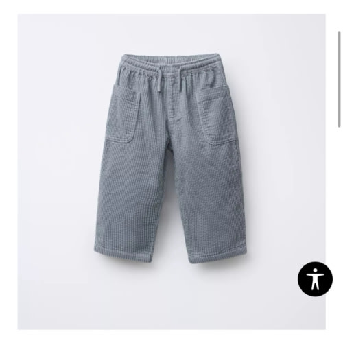 CORDUROY PANTS WITH POCKETS - Light blue | ZARA United States