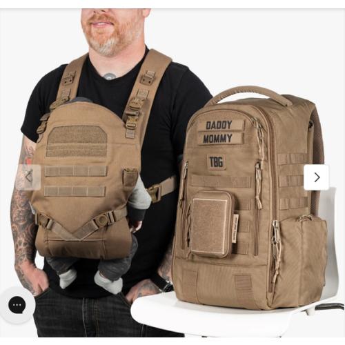 Daypack Diaper Bag & Baby Carrier Bundle - Durable, Versatile Gear – Tactical Baby Gear