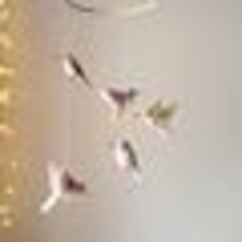 Hummingbird Nursery Mobile: Needle Felted Birds, Nature Theme