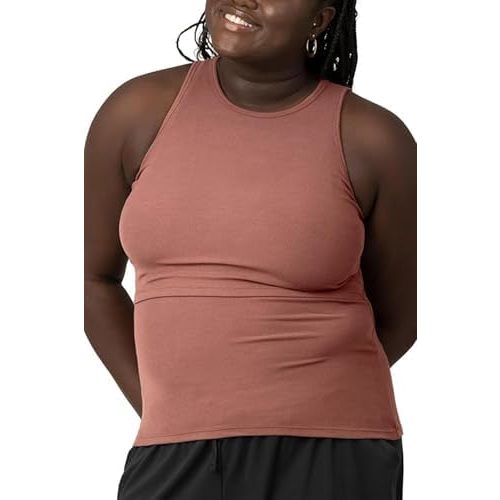 Kindred Bravely Ribbed Racerback Nursing Tank Top for Breastfeeding