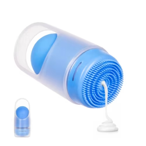 Ubbi Sunsqueeze Sunscreen Applicator, Refillable Silicone Roll On for Babies and Toddlers - Blue