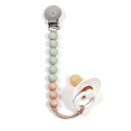 Buy Bulle Teething Pacifier Clip Wood & Silicone Sauge at Well.ca | Free Shipping $35+ in Canada