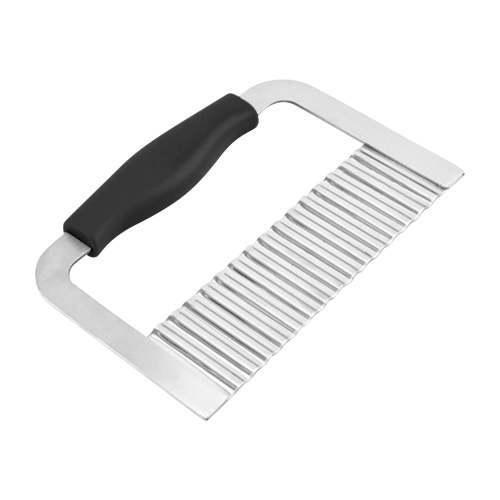SouMaox Crinkle Cutter, Stainless Steel, Wavy Slicer, Potato Chip Prep, for Home Kitchen Cooking