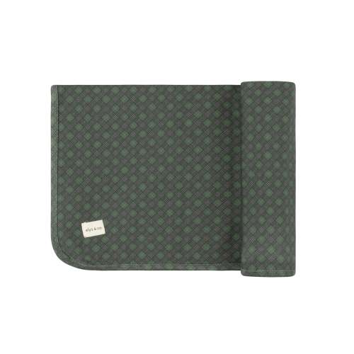 Velour Plaid Bear Collection - Blanket