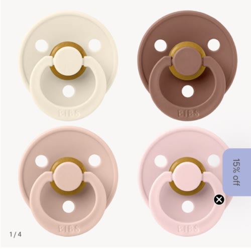 BIBS Colour 4 Pack - Ivory, Blush, Woodchuck, Blossom – Bibsworld store US