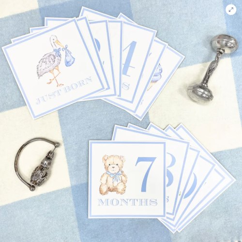 Sir Proper's Month Markers - Buckhead Blue