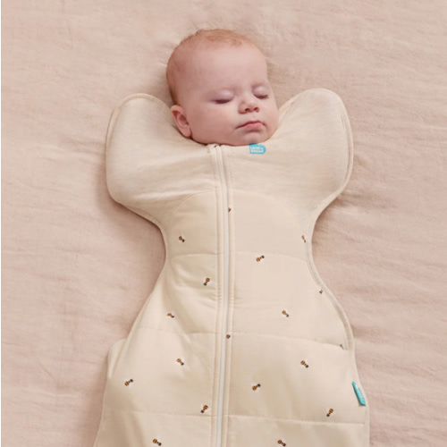 Swaddle Up™ 2.5 TOG Cotton Oatmeal Bees