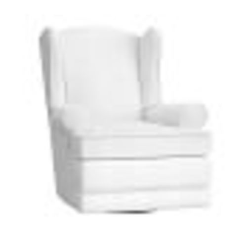 Wingback Manual Recliner Performance Plush Chenille Moss