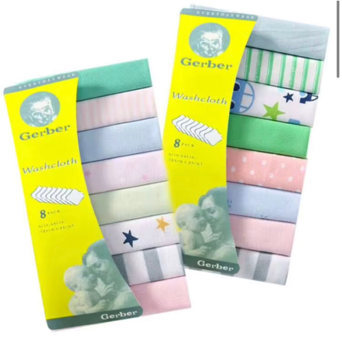 2 Packs - 8pcs/Pack Soft Baby Towels, Baby Bath Towels, Children's Bathing & Feeding Wipes - Random Assorted Towel Colors (Note: Some Styles May Not Be Shown In The Image). | SHEIN USA