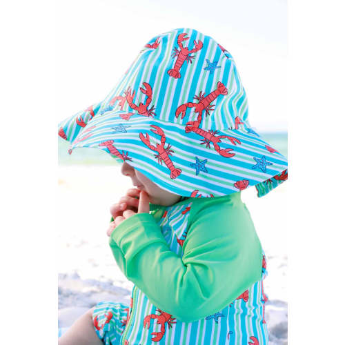 Printed Sun Hat | Pinch Me Blue