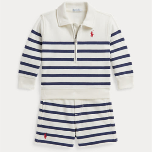 Striped French Terry Pullover & Short