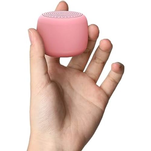 Babelio White Noise Sound Machine for Adults Kids Baby, Mini, 15 Non-looping Sounds, Timer, Memory Function, Easy to Pocket and Travel Pink
