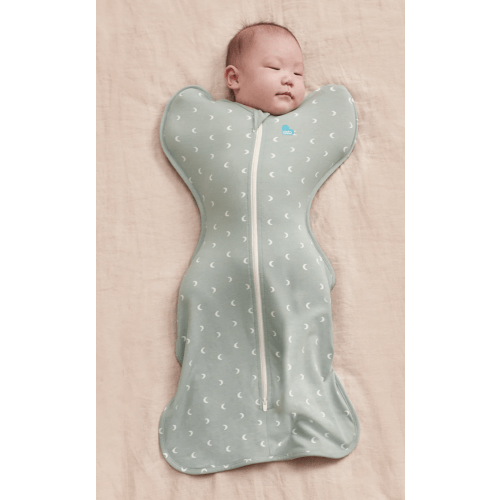 Swaddle Up™ 1.0 TOG Cotton Olive Moon