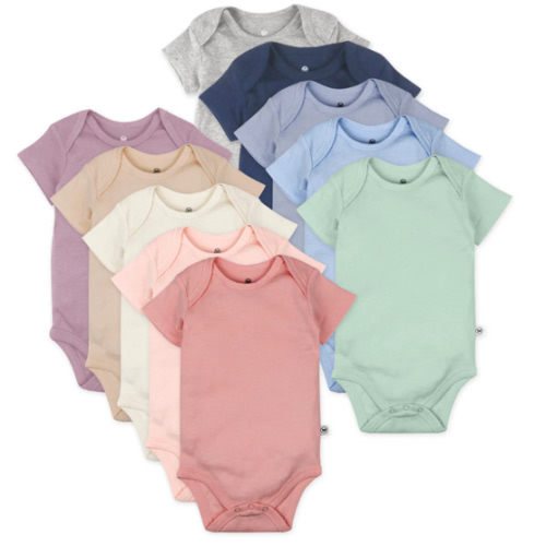 10-Pack Organic Cotton Short Sleeve Bodysuits | Honest Baby Clothing