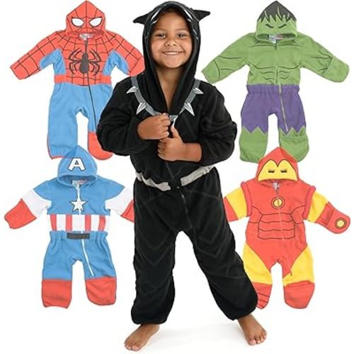 Cozy Fleece Bunting - Baby & Toddler Kids Fleece Bodysuit with Elastic Waist – Hooded One Piece Jumpsuit