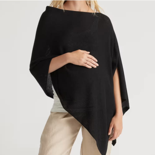 Lightweight Cotton Cashmere Nursing Shawl