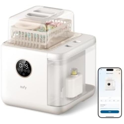 eufy S1 Pro Baby Bottle Washer, Sterilizer & Dryer, Built-in Water Softener