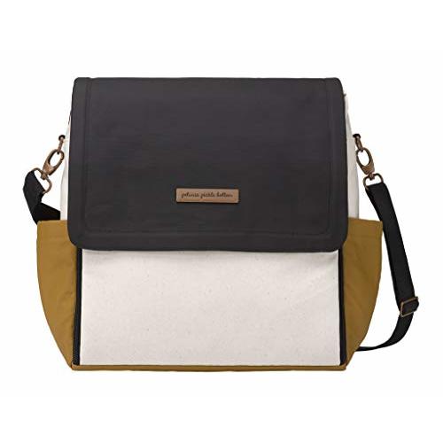 Petunia Pickle Bottom Boxy Backpack | Diaper Bag | Diaper Bag Backpack for Parents | Top-Selling Stylish Baby Bag | Sophisticated and Spacious Backpack for On The Go Moms | Caramel/Black