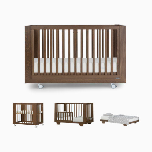 dadada Spirit 8-in-1 Convertible Crib - Walnut