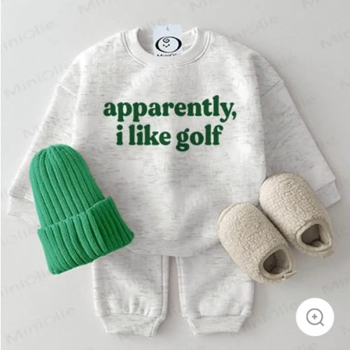 APPARENTLY I LIKE GOLF Baby 2-Piece Set