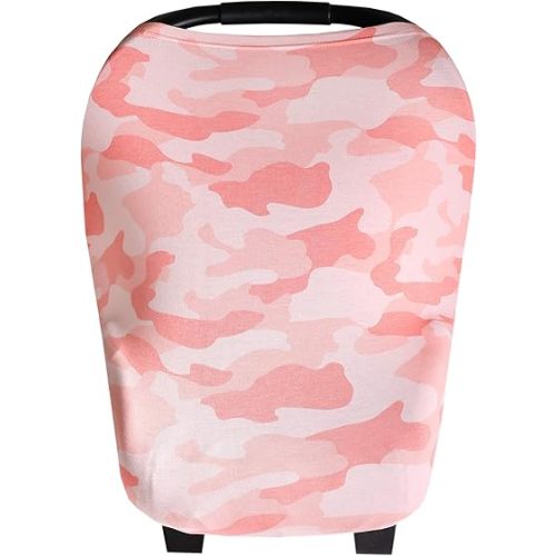 Remi Copper Pearl Multi-Use Cover: Car Seat, Nursing, Stroller - Stretchy Fabric, All-Season, Stylish Designs, Easy Access